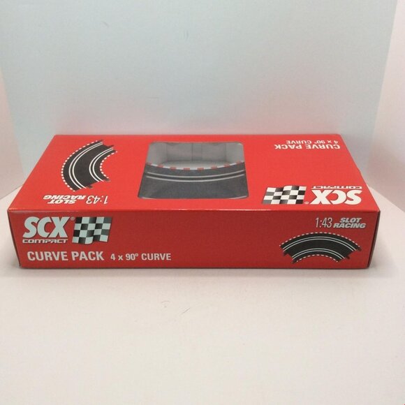 SCX Compact 1:43 Scale Slot Car Racing Track Curve Pack 31380 New In Box - Picture 4 of 6